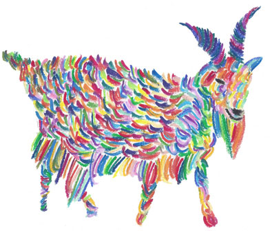 the amazing technicolor dream goat